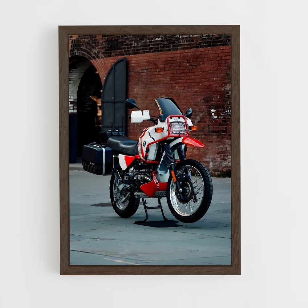 Poster Moto Rouge Énergique – affiche BMW Motorrad (vue 5)